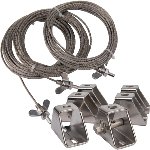 Manueel bevestigingsset harmonicadoek B 2,00 x L 6,50 m Shadow Comfort - Shadow comfort