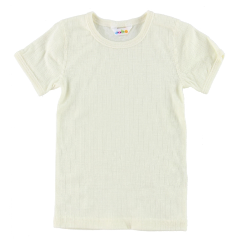 Joha T-Shirt - Wol - Creme - Joha - 130 - T-Shirts