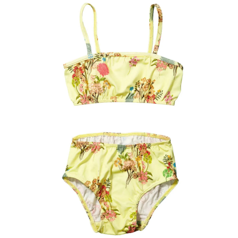 Christina Rohde Bikini - Geel m. Bloemen - Christina Rohde - 4 jaar (104) - Bikinis