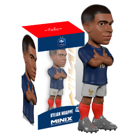 Minix Beeld - Voetbalsterren - Frankrijk - Kylian Mbappé - Minix - OneSize - Speelgoedfiguren