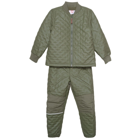 CeLaVi Thermokleding m. Fleece - Coated - Army - CeLaVi - 8 jaar (128) - Thermoset