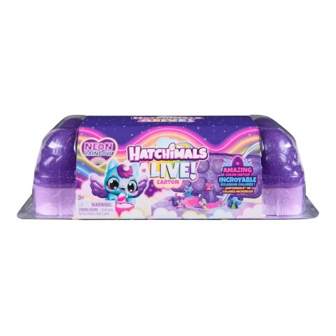 Hatchimals Speelgoed - Levend Neon Rainbow Karton - Hatchimals - OneSize - Speelgoed