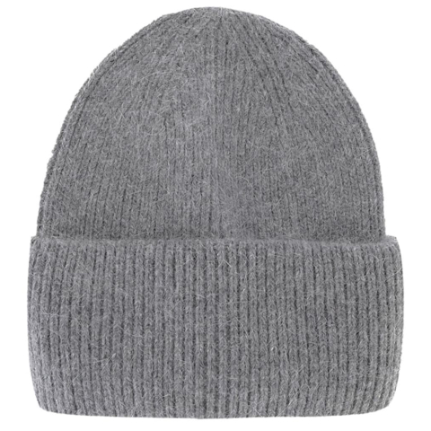 By Stær Muts - Wol/Polyester - Gebreid - Magda - Grijs Gevlekt - By Stær - 54-59 cm - Mutsen