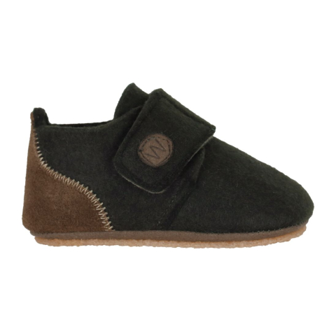 Wheat Pantoffels - Wol - Marlin Field - Olive - Wheat - 21 - Pantoffels