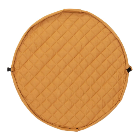 Play&Go Speelmat - Ø120 - Soft Organic - Mustard Chai-thee - Play&Go - OneSize - Speelmaten