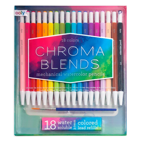Ooly Aquarelpen - Chroma Blends - Navulbaar - 18 stk - Mu - Ooly - OneSize - Tekensets