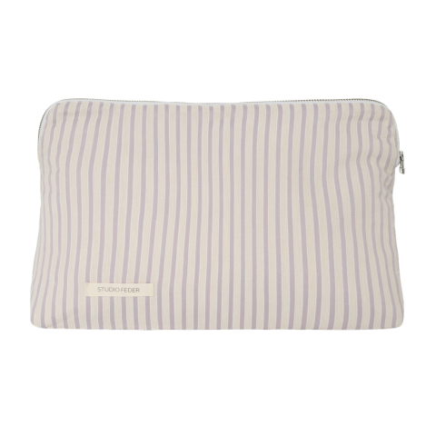Studio Feder Toilettas - Celia - Cotton - Boudoir Stripe - Studio Feder - OneSize - Toilettassen