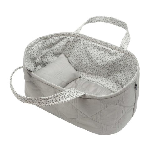Smallstuff Poppendraagtas - Grey Gewatteerd - Smallstuff - OneSize - Poppen Accessoires