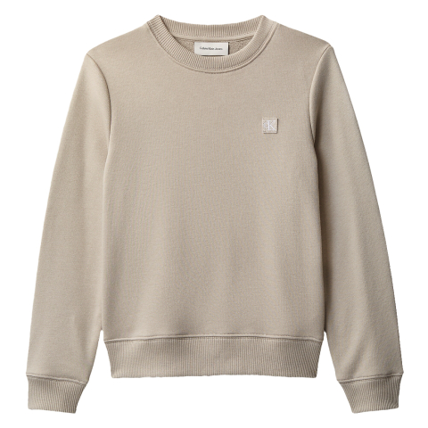 Calvin Klein Trui - Monogram - Oud Marble Grey - Calvin Klein - 10 jaar (140) - Truien