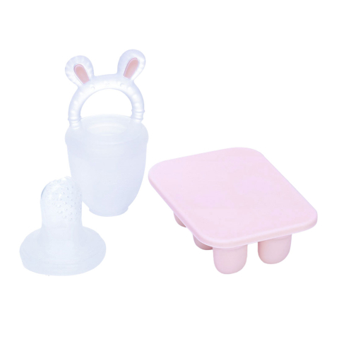 Tiny Tot Food Feeder m. Mini Vrieslade - Rose - Tiny Tot - OneSize - Food Feeders