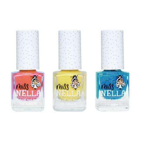 Miss Nella Nagellak - 3-pack - Banana Split/Under The Sea/Marshm - Miss Nella - OneSize - Nagellak