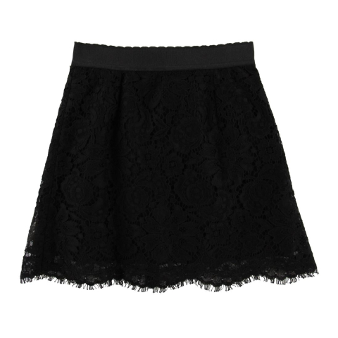 Dolce & Gabbana Rok - Dier - Zwart m. Veter - Dolce & Gabbana - 4 jaar (104) - Rokken