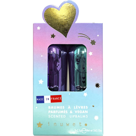 Inuwet Lippenbalsems - 2-pack - CupCake/Blackcurrant - Inuwet - OneSize - Persoonlijke Verzorging