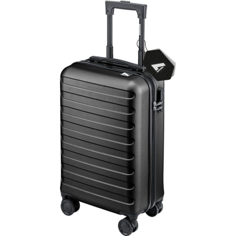 NOHRD Handbagage Koffer - Trolley - 100% ABS - 55x35x20 cm - Zwart