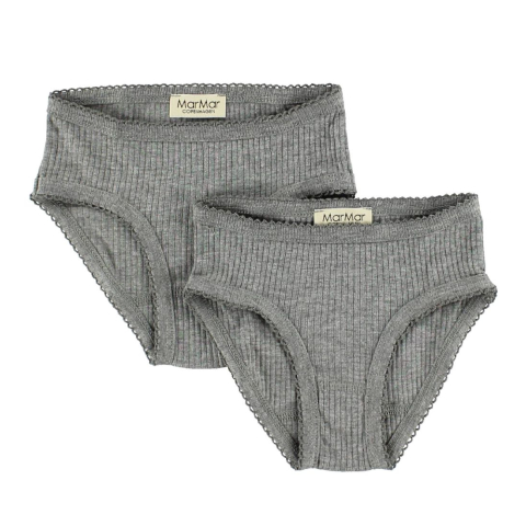 MarMar Slips - 2-pack - Grijs Gevlekt - MarMar - 2 jaar (92) - Slips