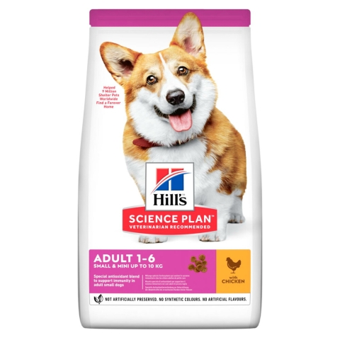 Hill's Science Plan Hondenvoer Adult Small & Mini Kip 1,5 kg