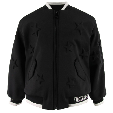 Dolce & Gabbana Bomber Jack - Millennials Star - Zwart - Dolce & Gabbana - 10 jaar (140) - Tussenjassen