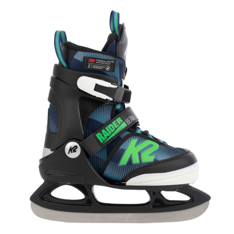 K2 Schaatsen m. Licht - Raider Beam Ice - Blauw - K2 - 32/37 - Schaatsen