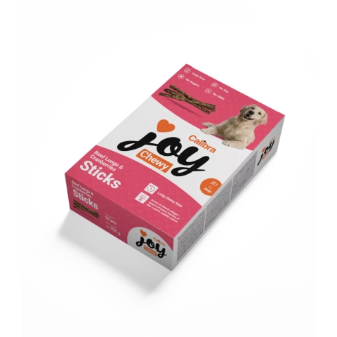 Calibra Joy Chewy Bones Hondensnack Runderlong & Cranberry 700 gr