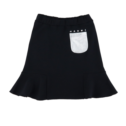 Marni Rok - Sweatshirt - Zwart m. Zilver - Marni - 10 jaar (140) - Rokken