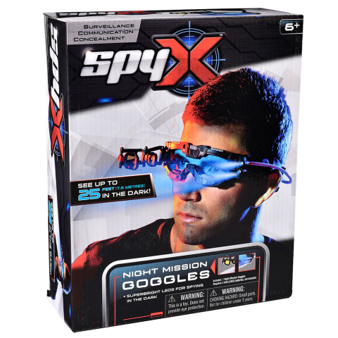 SpyX - Nacht Mission Bril - Zwart - SpyX - OneSize - Speelgoed