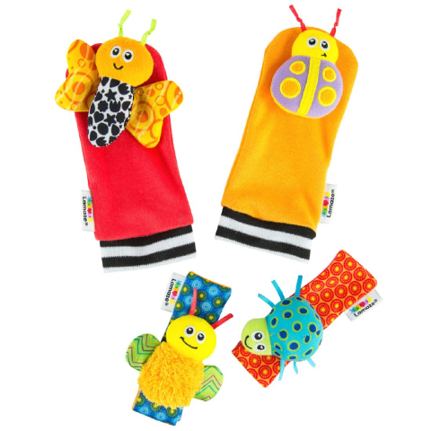 Lamaze Pols- en voetratelset - Gardenbug - Lamaze - OneSize - Ramelaren