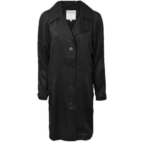 Hound Trenchcoat - Black - Hound - 10 jaar (140) - Tussenjassen