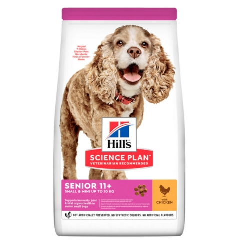 Hill's Science Plan Hondenvoer Senior 11+ Small & Mini Kip 1,5 kg