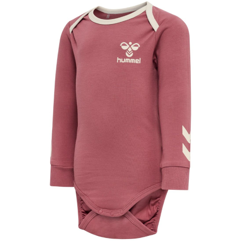 Hummel Romper l/s - hmlMaule - Deco Rose - Hummel - 56 - Rompers Lange Mouw