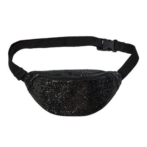 Sofie Schnoor Heuptasje - Zwart Glitter - Sofie Schnoor - OneSize - Heuptasjes