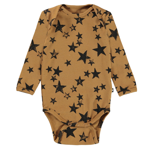 Molo Romper l/s - Faros - Sterren - Molo - 62 - Rompers Lange Mouw