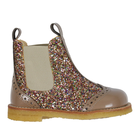 Angulus Laarzen - Chelsea - Nougat/Multi m. Glitter - Angulus - 25 - Laarzen