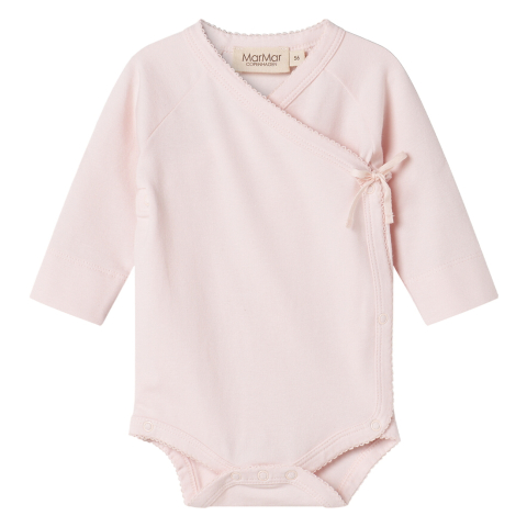 MarMar Romper l/s - Belita - Noos - Roze - MarMar - 68 - Rompers Lange Mouw