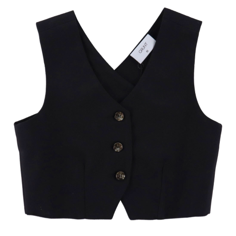 Grunt Gilet - Groial - Zwart - Grunt - 10 jaar (140) - Gilets
