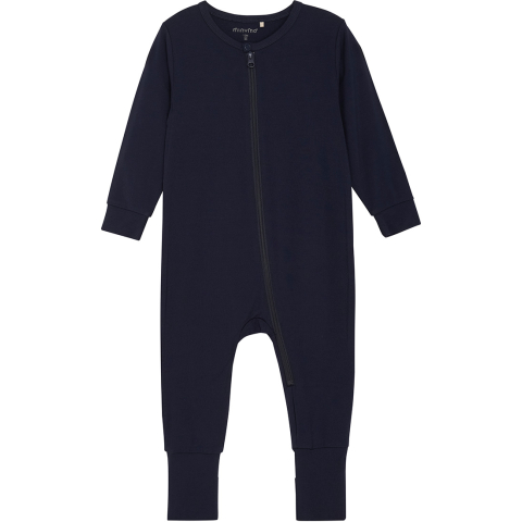 Minymo Pyjamapak - Viscose - Dark Navy - Minymo - 62 - Pyjamapakken