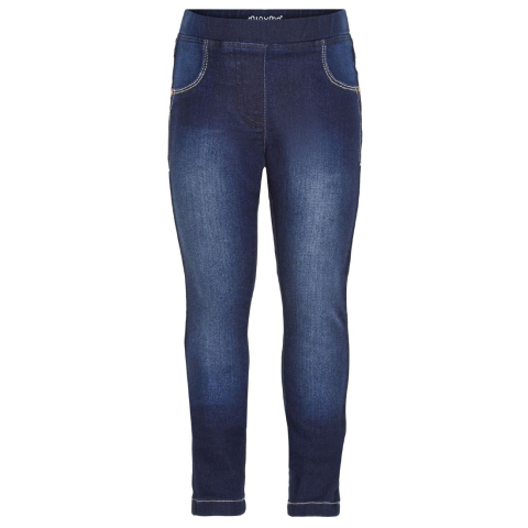 Minymo Jegging - Stretch Slim Fit - Donkerblauw - Minymo - 9 jaar (134) - Jeans