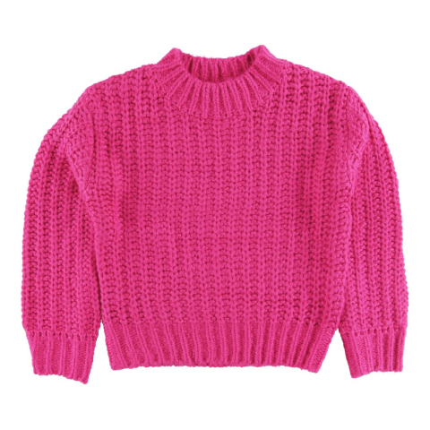 Grunt Blouse - Cathy - Gebreid - Roze - Grunt - 16 jaar (176) - Shirts
