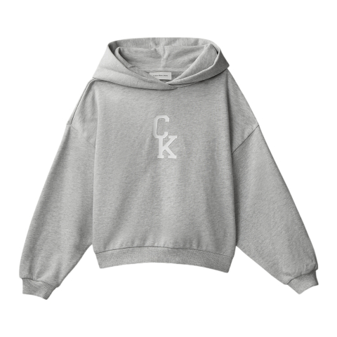 Calvin Klein Hoodie - Grey Heathermulti - Calvin Klein - 10 jaar (140) - Hoodies
