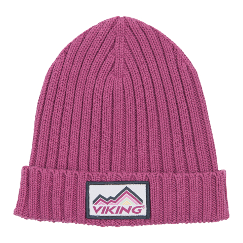 Viking Muts - Gebreid - Play - Plum - Viking - 50-52 cm - Mutsen