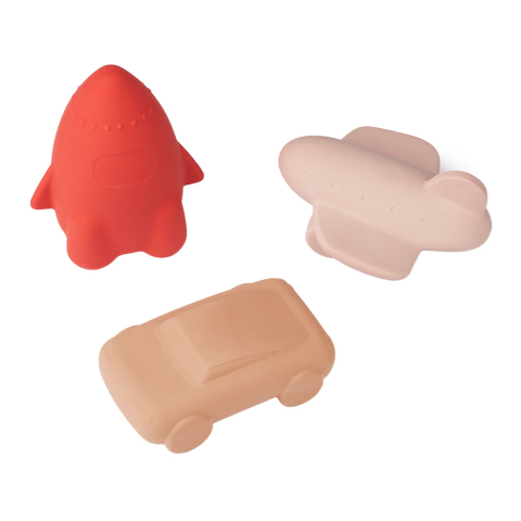 Liewood Badspeelgoed - 3-pack - Jacob - Rose Multi Mix - Liewood - OneSize - Badspeelgoed
