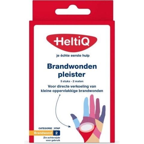 HeltiQ Brandwonden Pleister 5 stuks