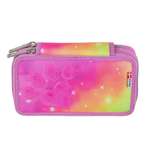 Jeva Etui m. Inhoud - Twozip - Rainbow Paw - Jeva - OneSize - Etuis