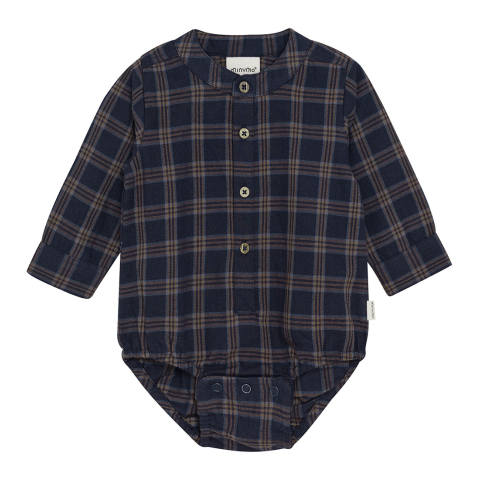 Minymo Hemdromper l/s - Parijse Nacht - Minymo - 56 - Rompers Lange Mouw