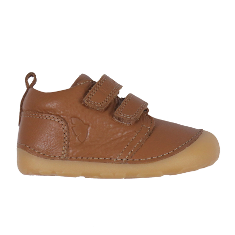 Bisgaard Babyschoen - Carter Op blote voeten - Cognac - Bisgaard - 20 - Babyschoenen
