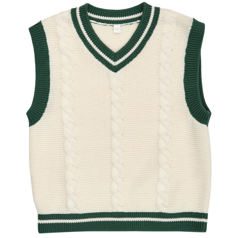 Jam Generation Gilet - Gebreid - Tofu - Jam Generation - 6 jaar (116) - Gilets