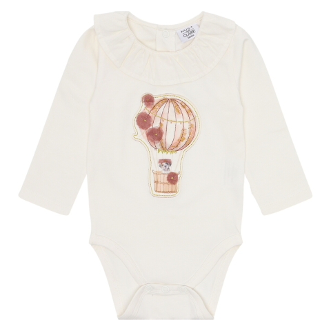 Hust and Claire Romper l/s - HCBritt - Sugar m. Print - Hust and Claire - 68 - Rompers Lange Mouw