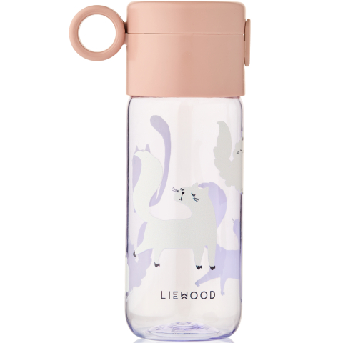 Liewood Drinkfles - Clemence - 350 ml - CAT/Warm Lilac - Liewood - OneSize - Drinkflessen