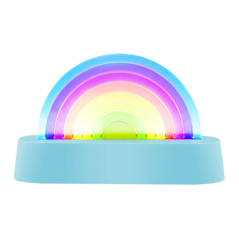 Lalarma Lamp - Dansen Rainbow - 18x11x4 cm - Blauw - Lalarma - OneSize - Lampen