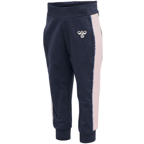Hummel Joggingbroek - HMLLiv - Navy/Roze - Hummel - 56 - Joggingbroeken