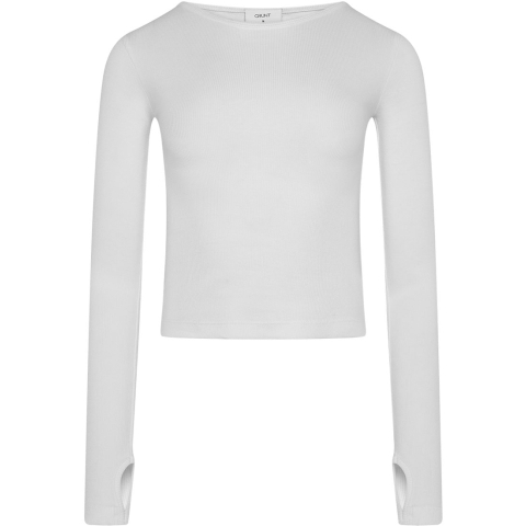 Grunt Shirt - Bijgesneden - GrToni - Rib - Wit - Grunt - 14 jaar (164) - Shirts
